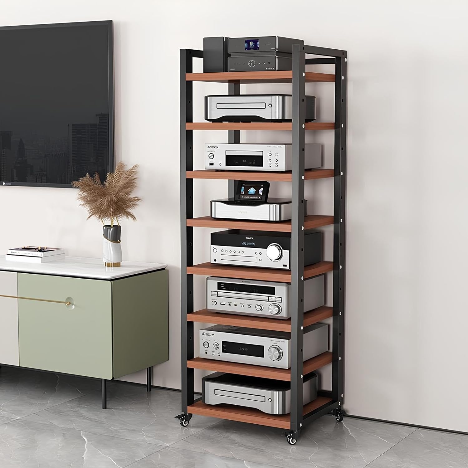 ISOFORMA 5/6/7/8-tier AV Media Stand