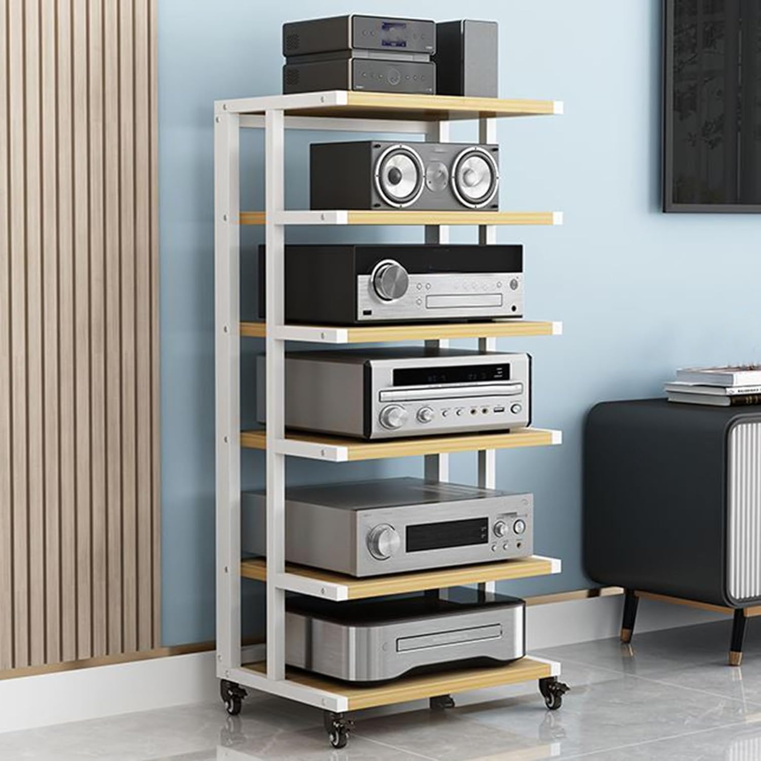 6-Tier Audio Rack