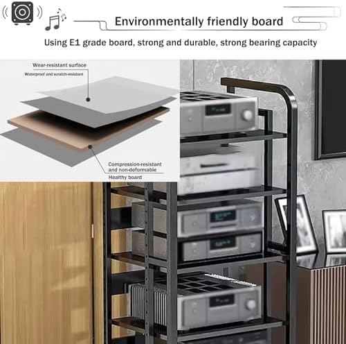 USZWBY Media Stereo Cabinet Standav Media Stand
