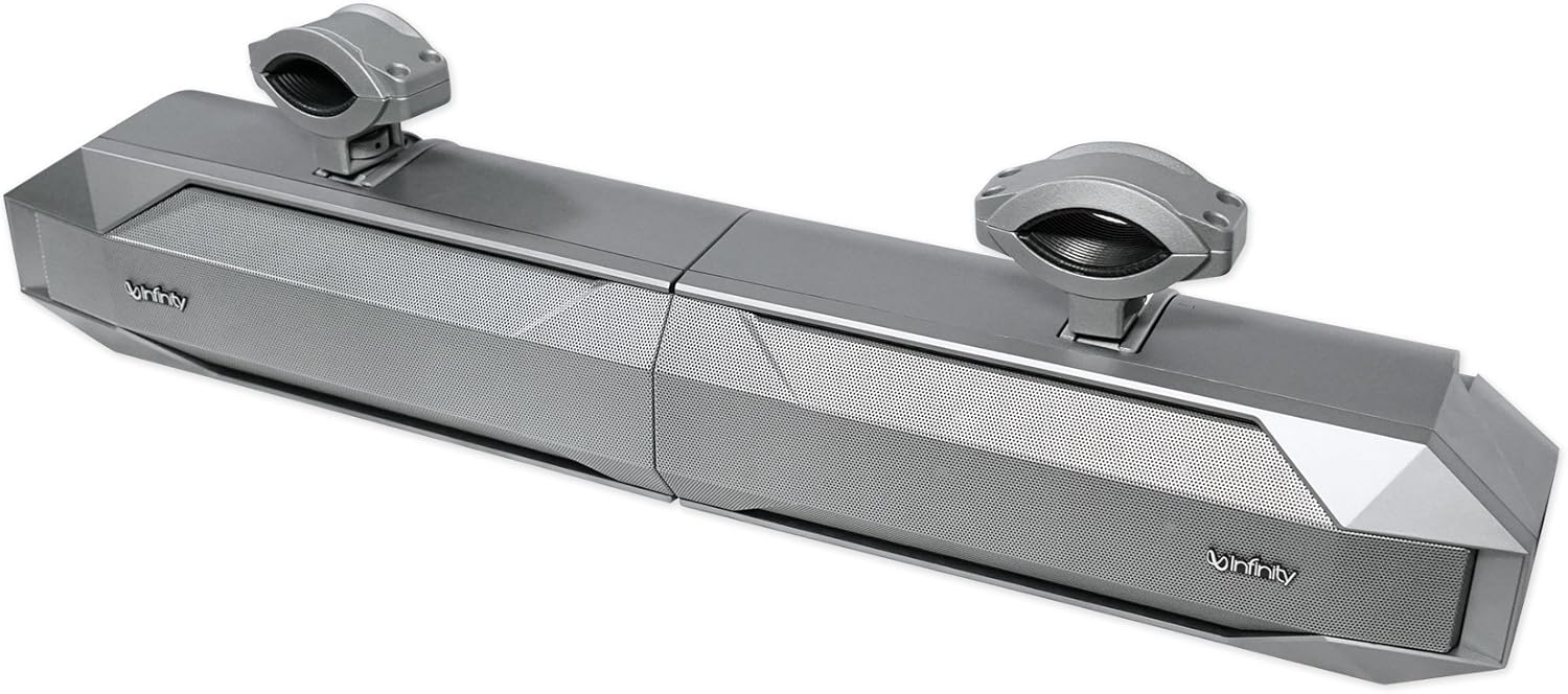 Infinity INF4100MSBSIL Amplified Soundbar for Marine and Powersport Applications