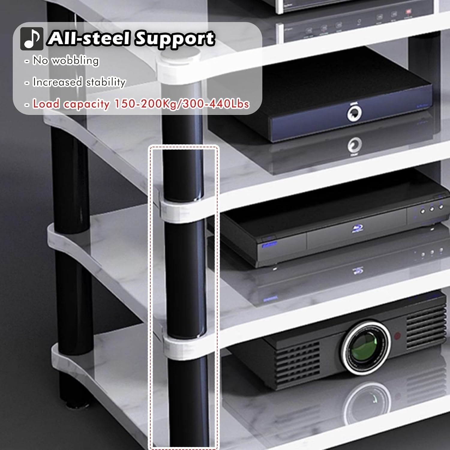 WLCGYD 3 Tier Entertainment TV Stands