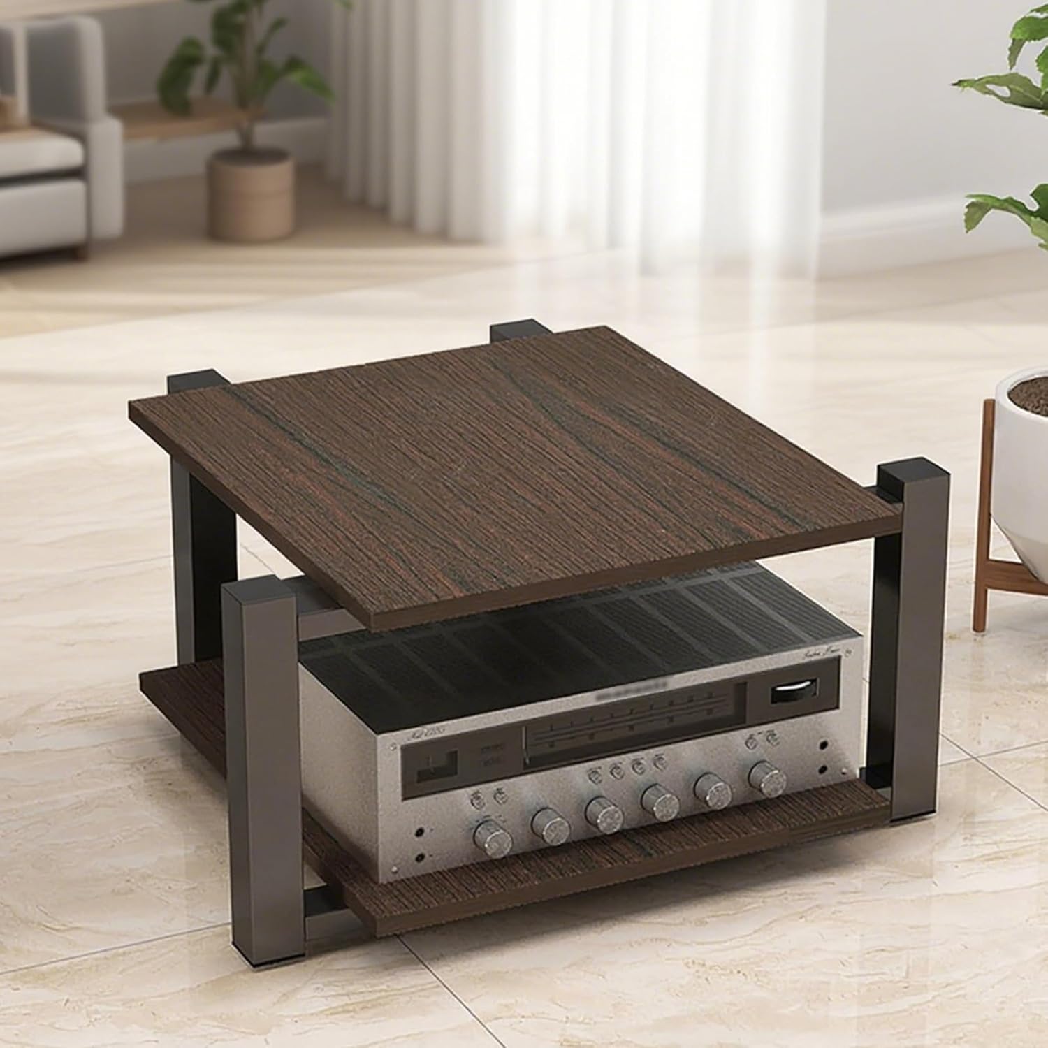 Zdlopteron Metal Media Stand Stereo Racks