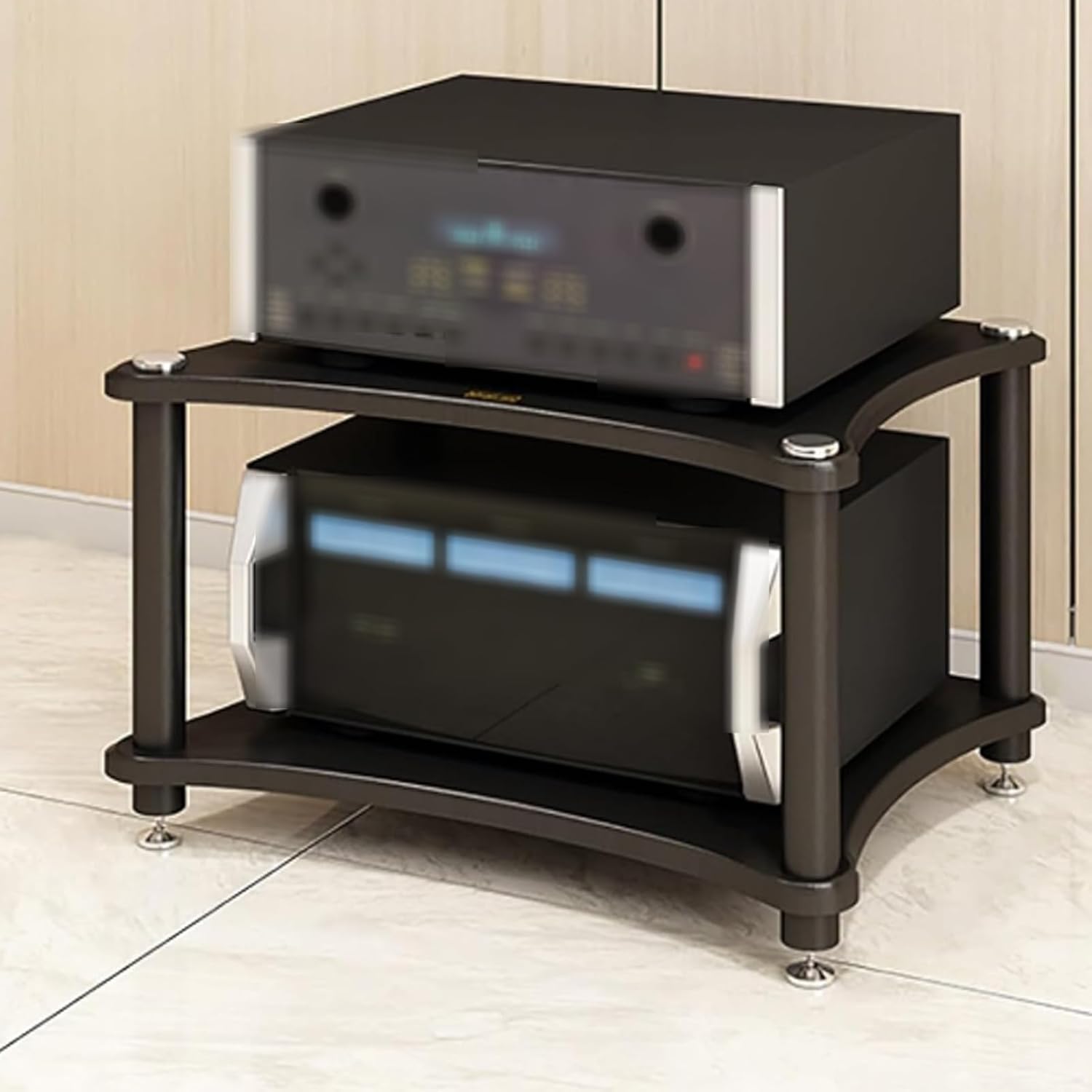 YUGXTH 1/2/3/4-Tiers AV Storage Cabinet