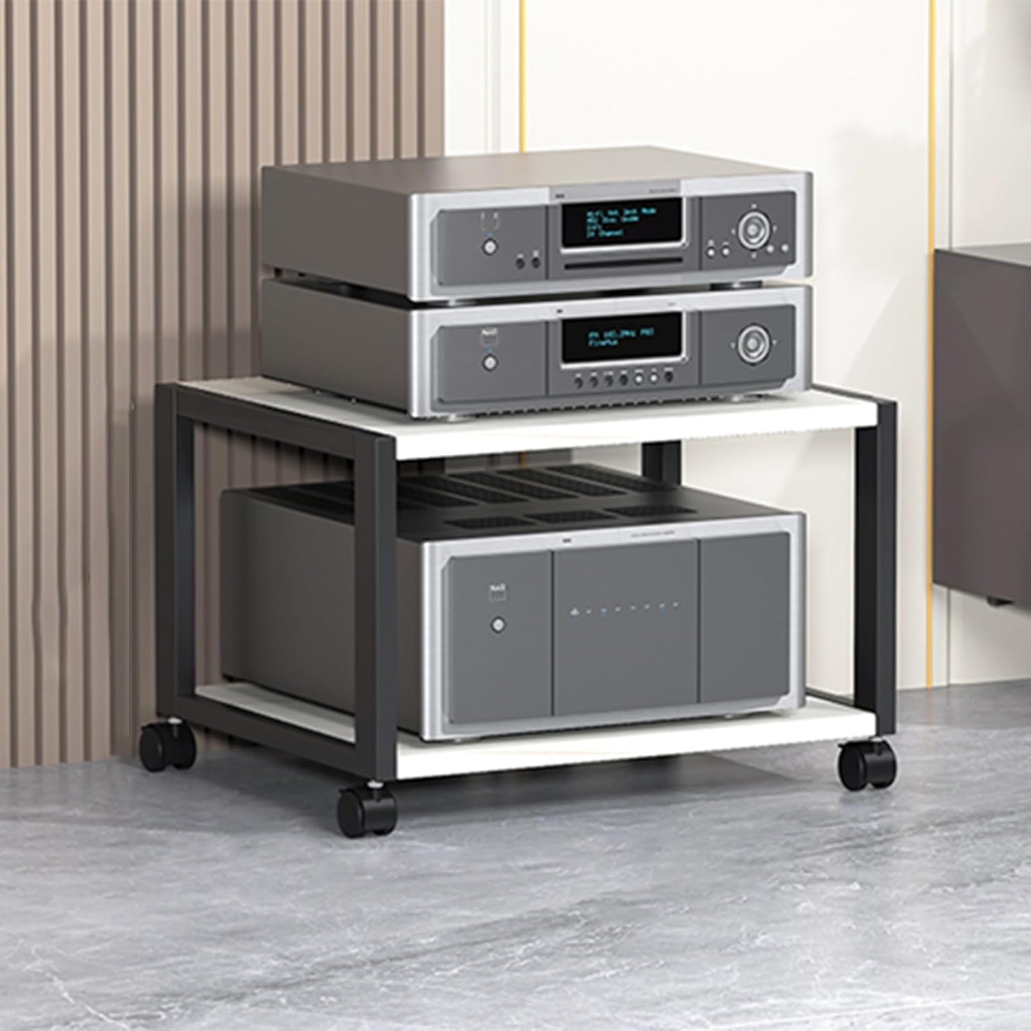 Mobile AV Media Stand