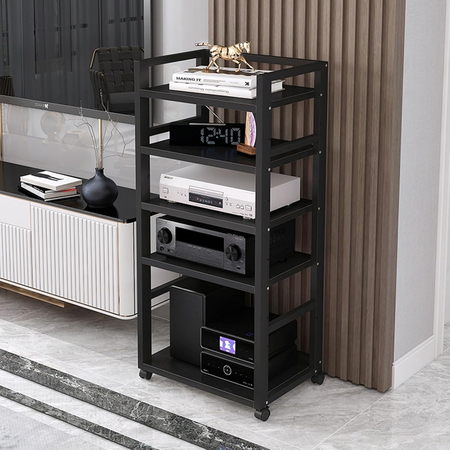 AErosx 5-Tier Multi-Function Open Storage Shelf