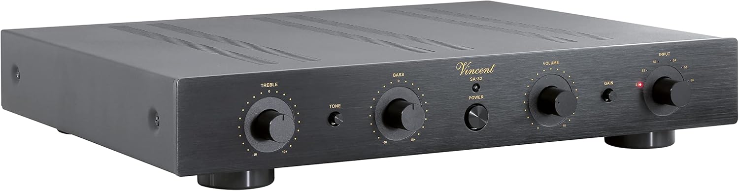Vincent Audio SA 32 Hybrid Stereo Preamplifier (Black)