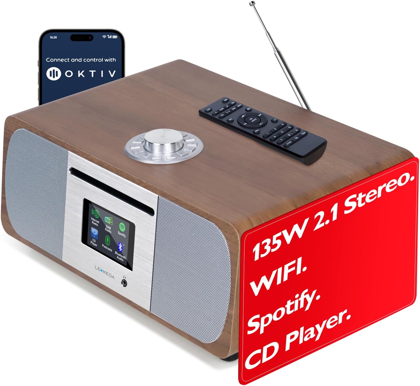 Lemega M5P Upgrade Internet Radio with CD Player