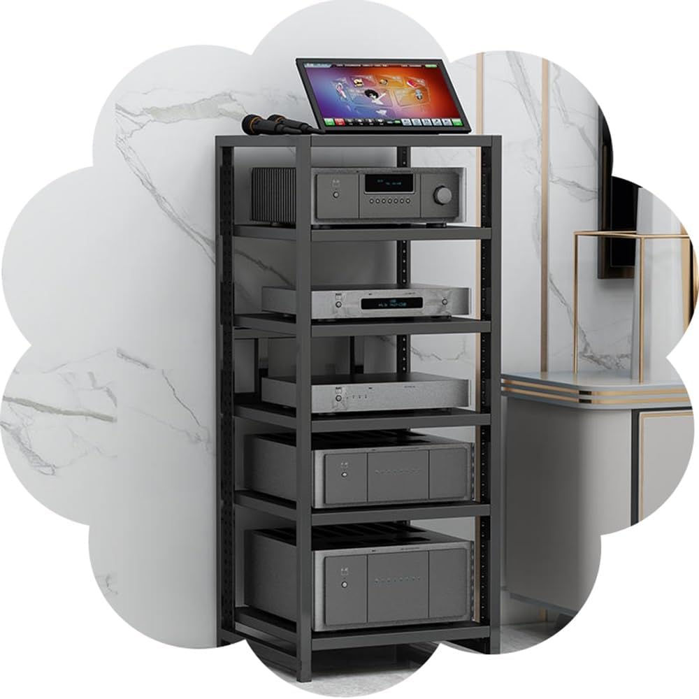 BIUBPW Media Storage Stand for Audio Amplifier HiFi Stereo Power Amplifier