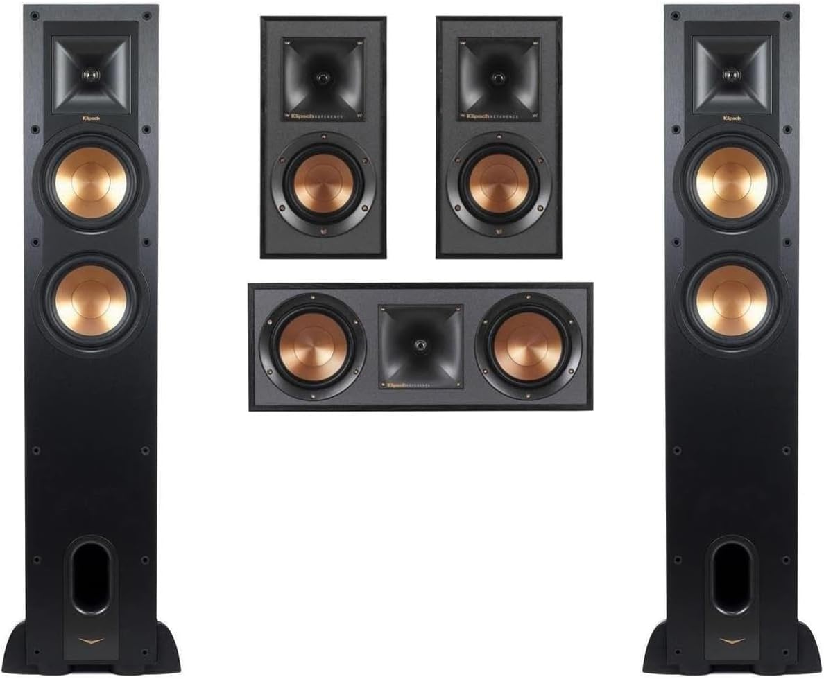 Klipsch Reference 5.0 Home Theater System - Bundle with 2X R-26FA Floorstanding Speaker