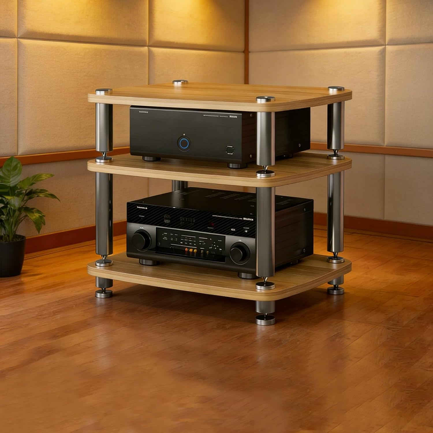 4-Tier AV Media Stand