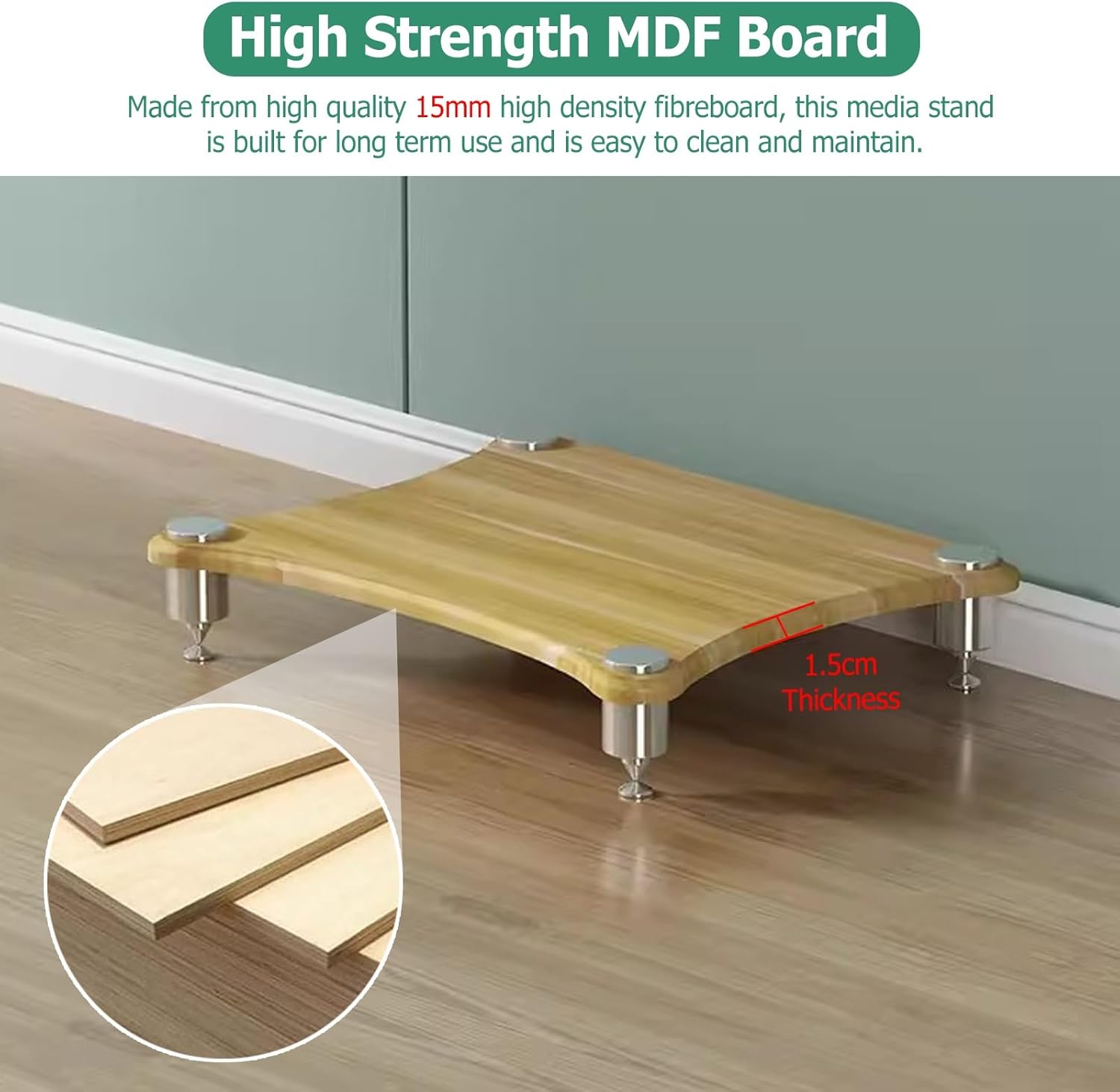 85Cm High Amplifier Rack Shelf/Audiovideo Shelving