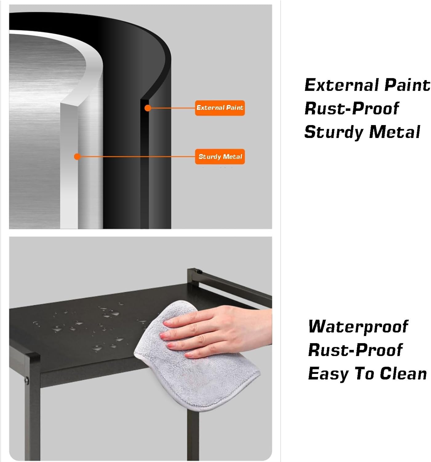 4 Layer Movable AV Media Stand