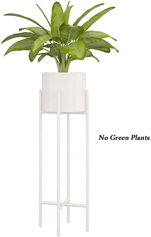 TMMLIJIPL Plant Stands Flower Supports Stereo Quadrangular Shape Plant Shelf Tin Can Display Shelf Modern Simple Decorative Flower Shelf Horticultural Shelf Y (Color :Black B Size :L) (Gold S+L)