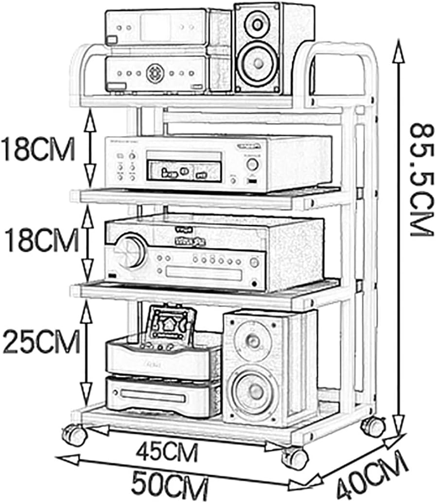 XingLi AV Media Cabinet Stand Component Cabinet for TV