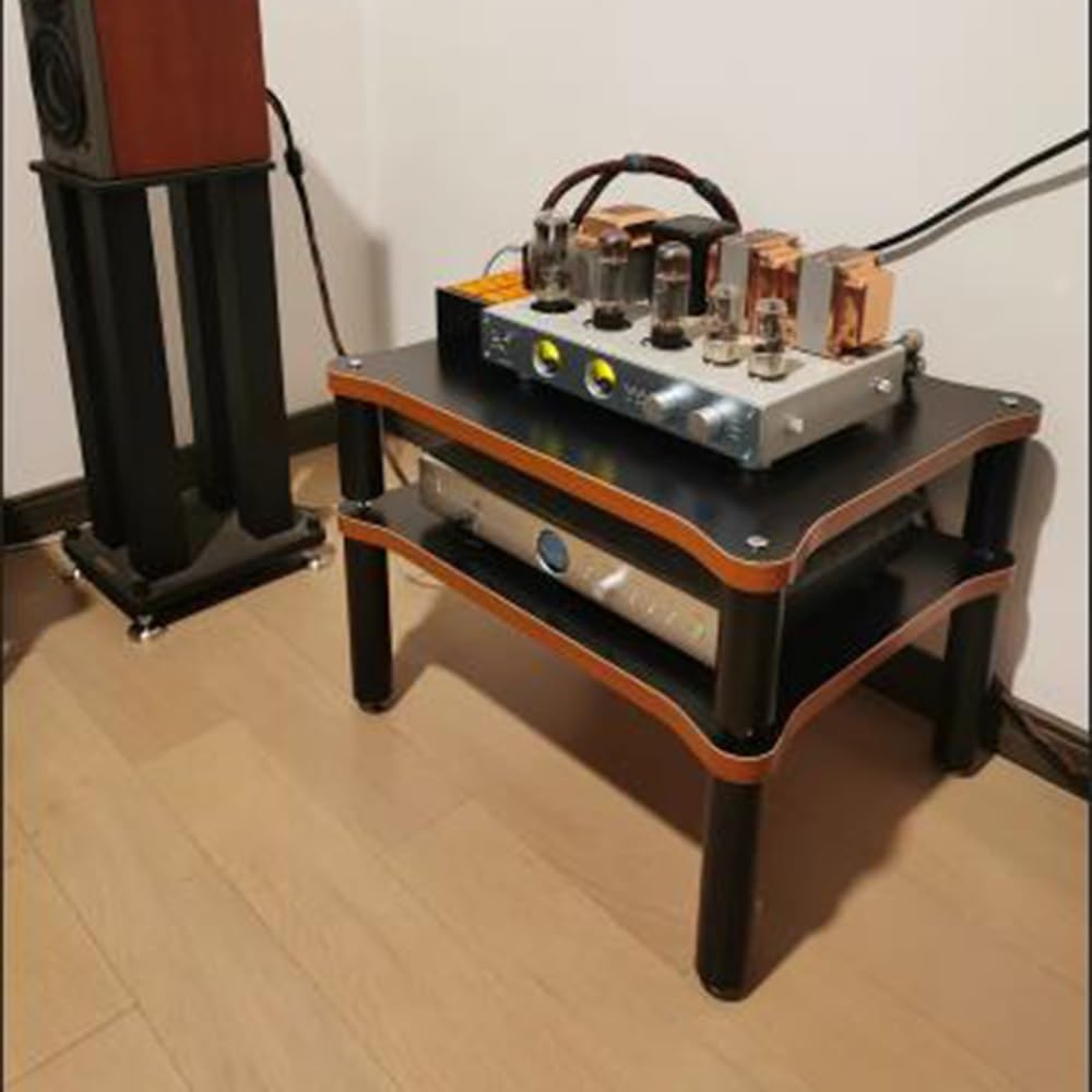 TAJMDGW AV Media Stand HiFi Racks Audio Storage Cabinet