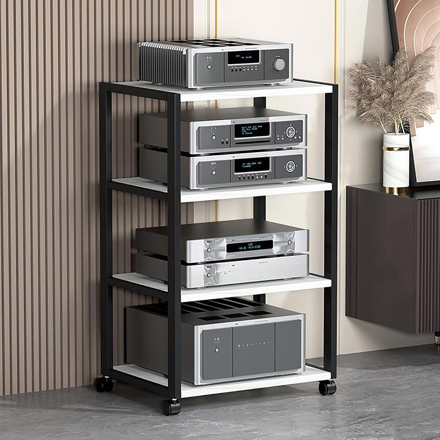 JIAHESHYP 4/5-Tier AV Media Stand