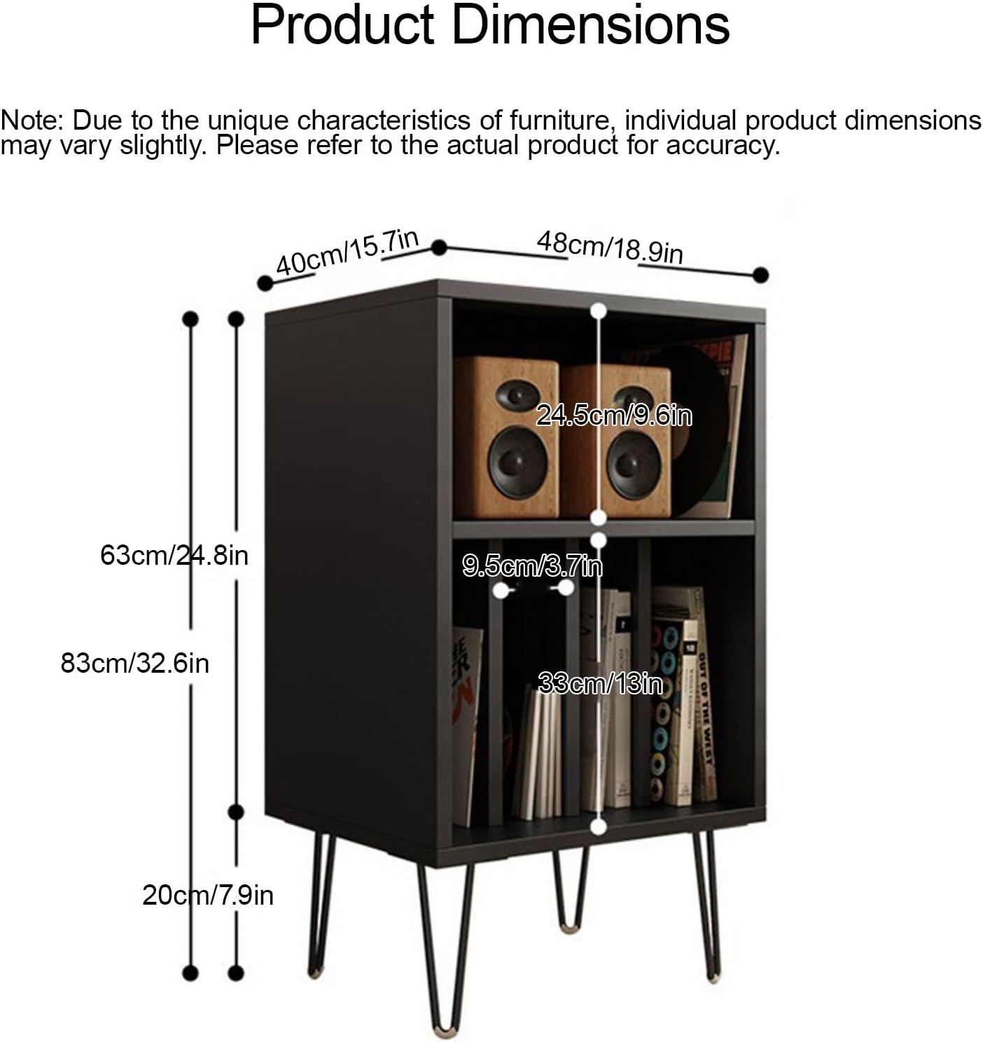 LHXLSH Stereo Audio Rack Stand