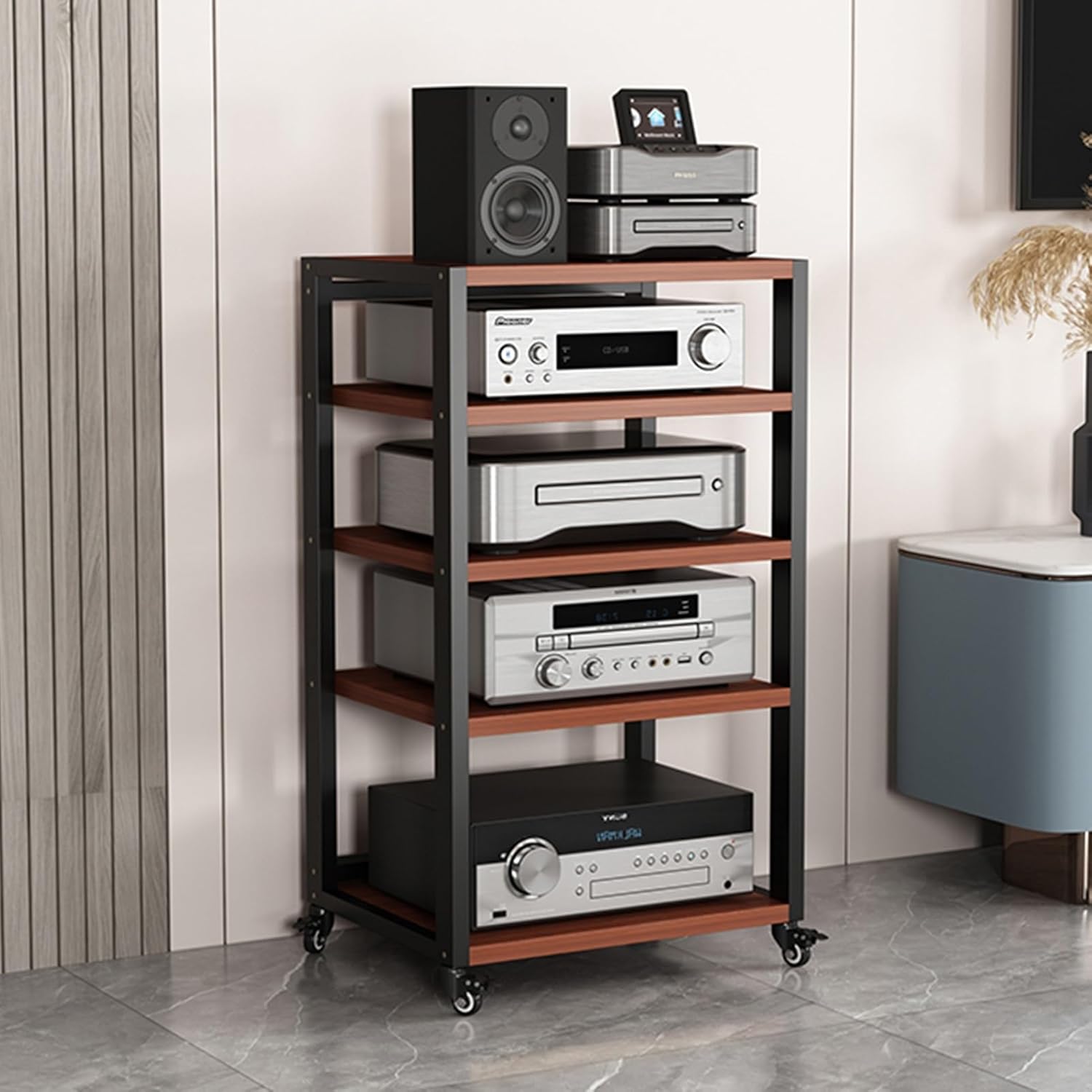 WUHUQN 5-Tier AV Media Stand