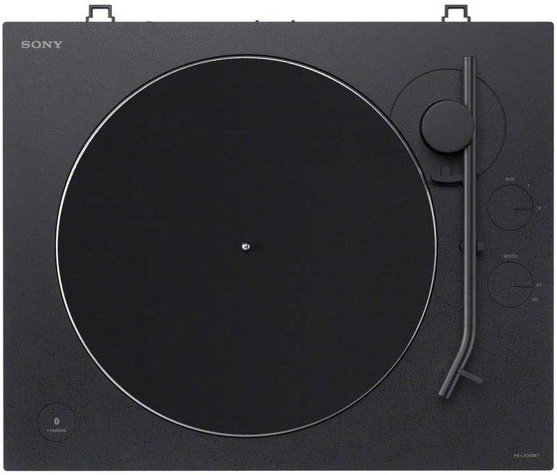 Sony PS-LX310BT Hi-Res Belt-Drive USB Turntable Bundle with Deco Gear 12 inch Universal Silicone Platter Mat and Microfiber Cleaning Cloth