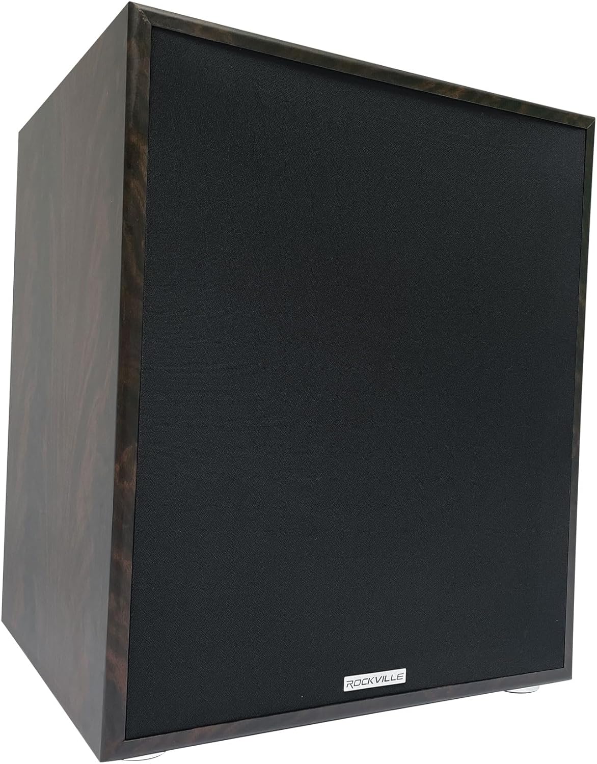Rockville Rock Shaker 15 Dark Wood 1000W Powered Home Theater Subwoofer