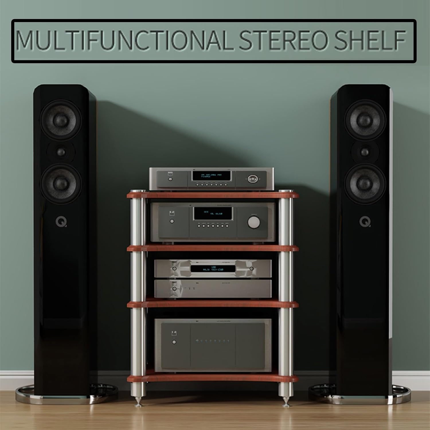 SEIFE 4-Tier AV Media Stand