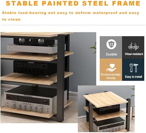 3-Tier Metal Audio Video Media Stand