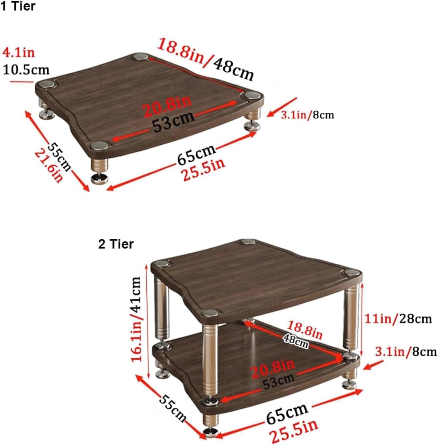 PZEOB AV Media Player Stand