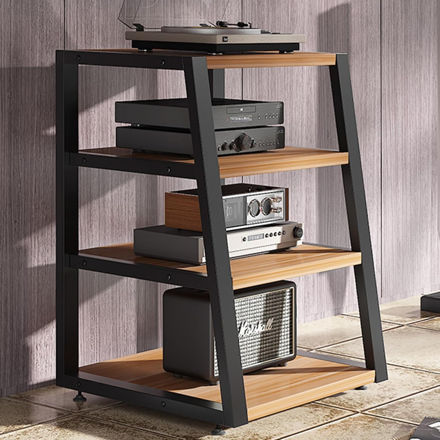 THNSAWX AV Media Stand Corner Shelf