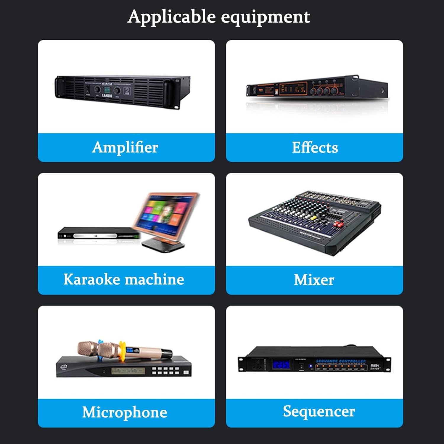 GUAWJRZDP Double Position Audio Rack