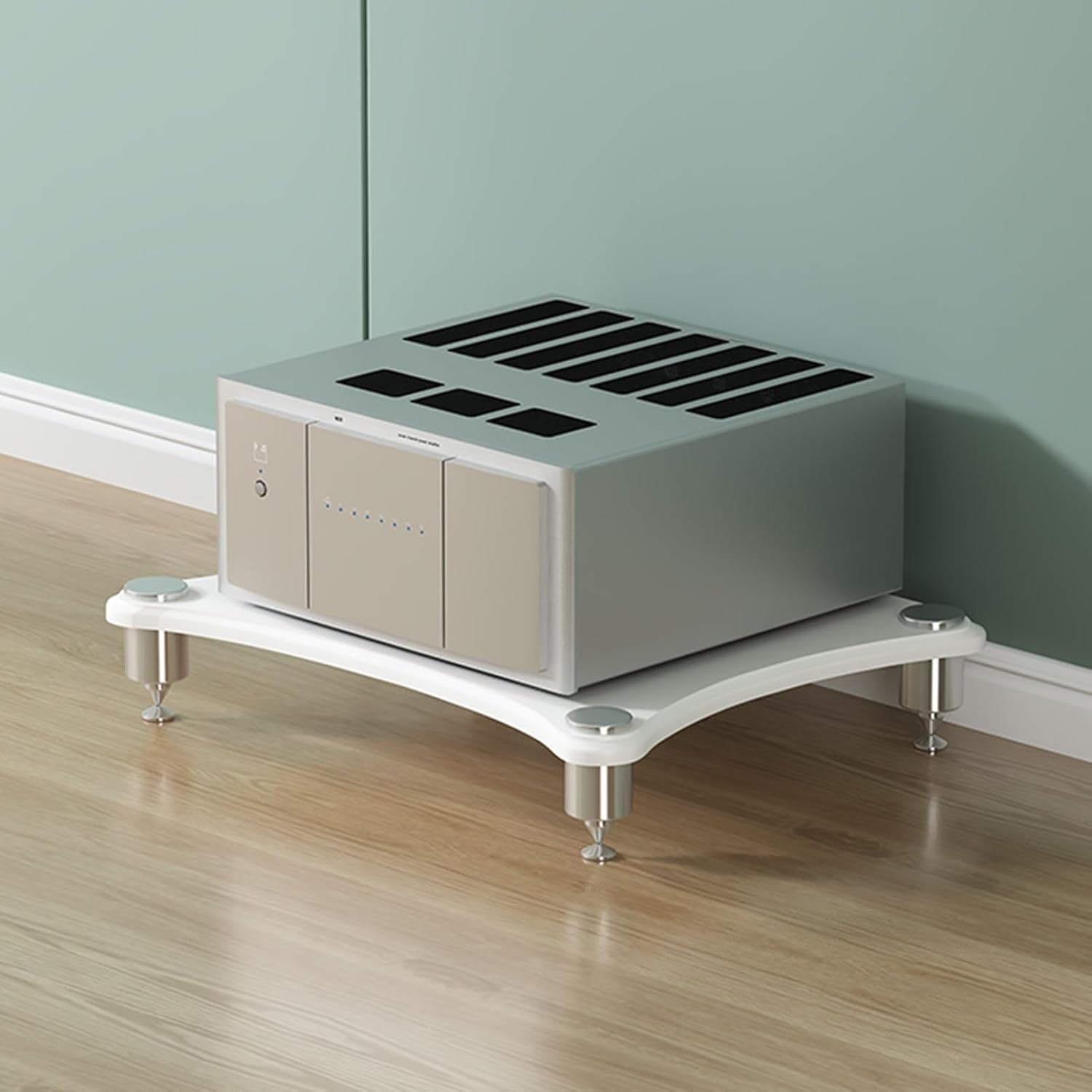 WUHUQN Media Stand 1/2/3/4-Tier Media Stand