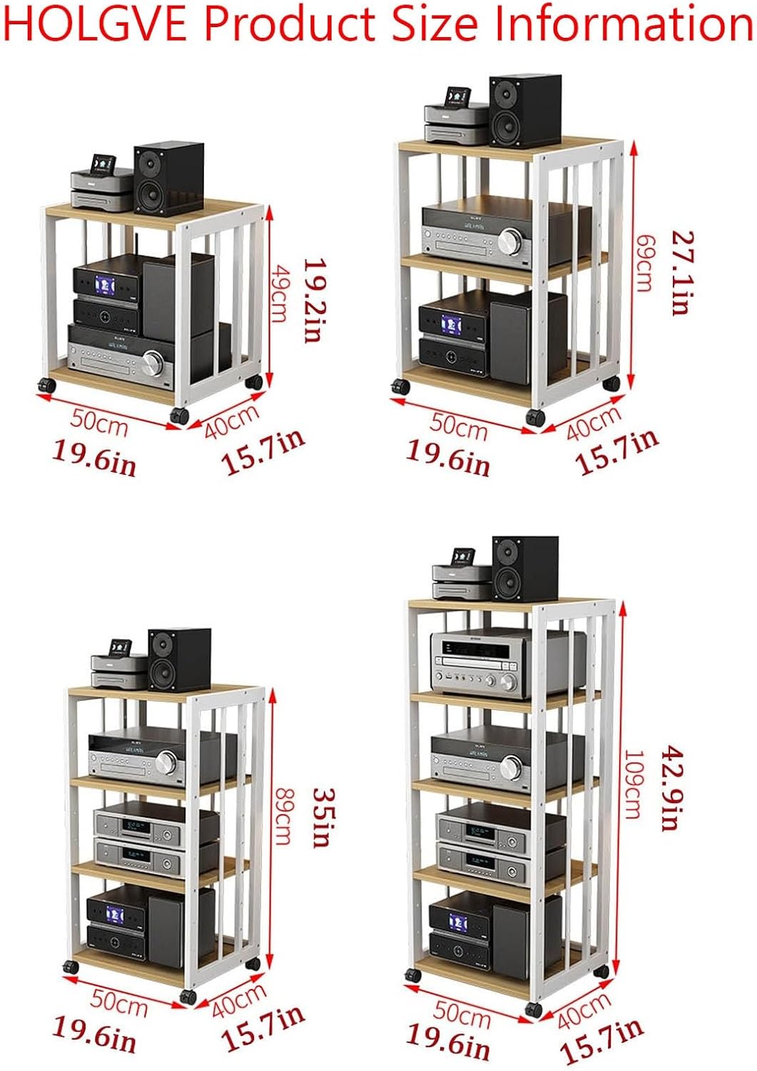 HOLGVE AV Media Stand