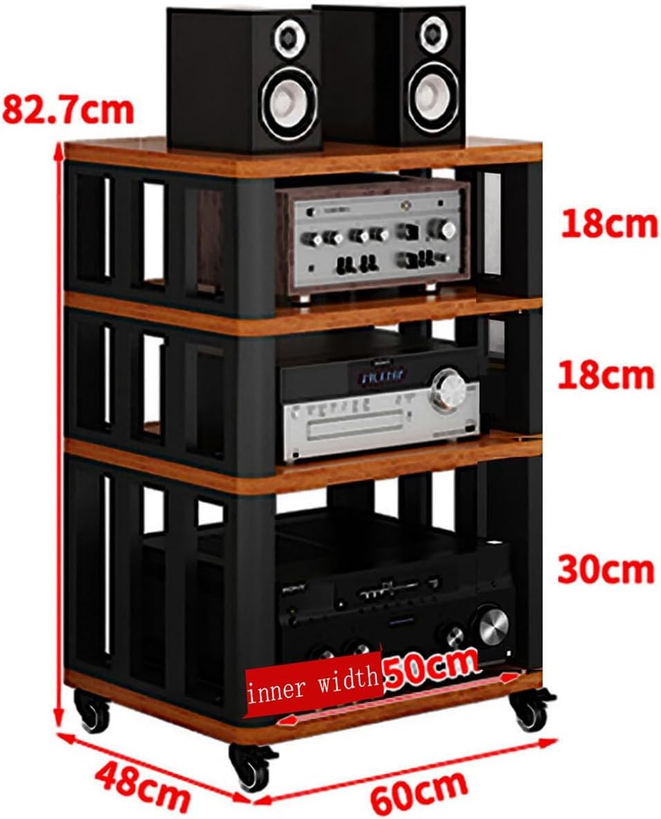 HOFSSI 4 Tier AV Media Stand Audio Rack