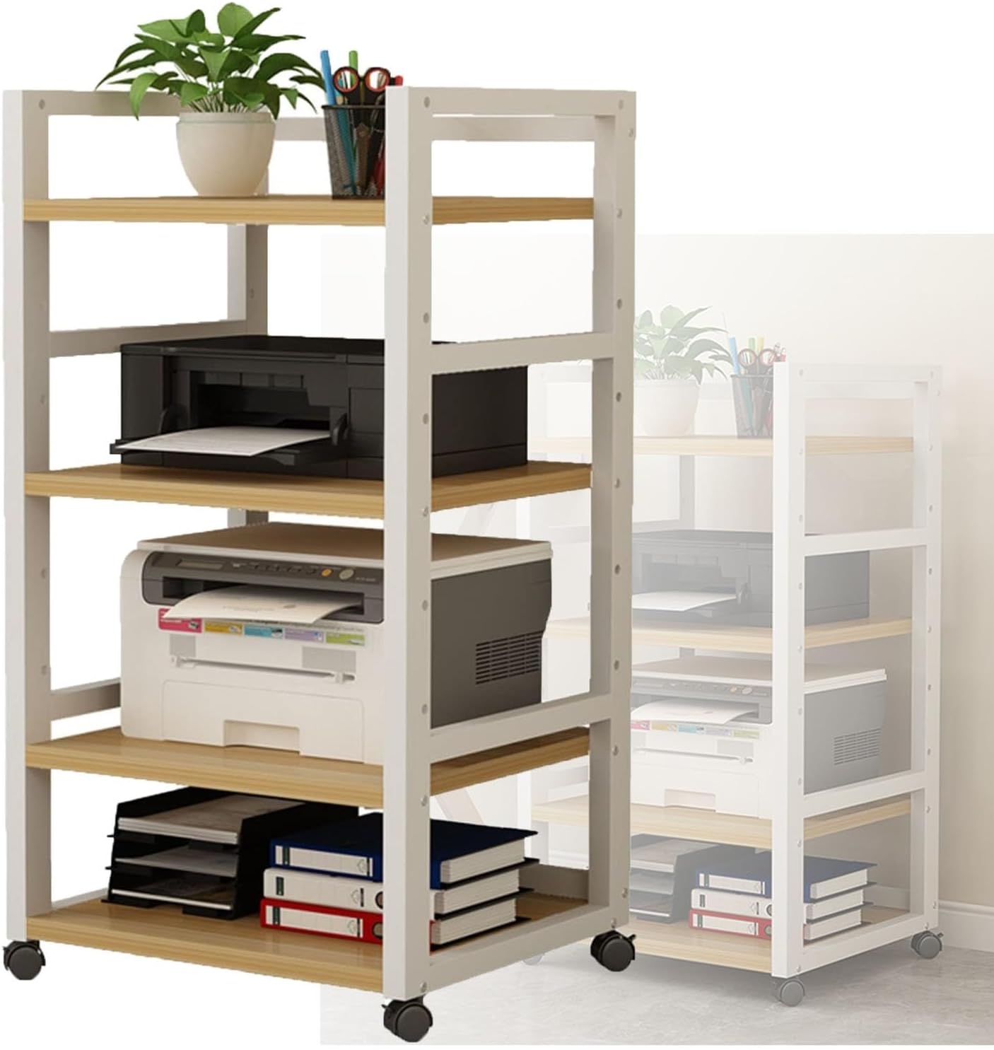 WUHUQN Media Stand Media Storage Cabinet