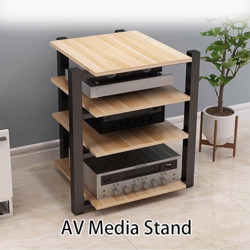 MDYHY 3 Tier HIFI Video Cabinet AV Media Stand for Cinema Equipment