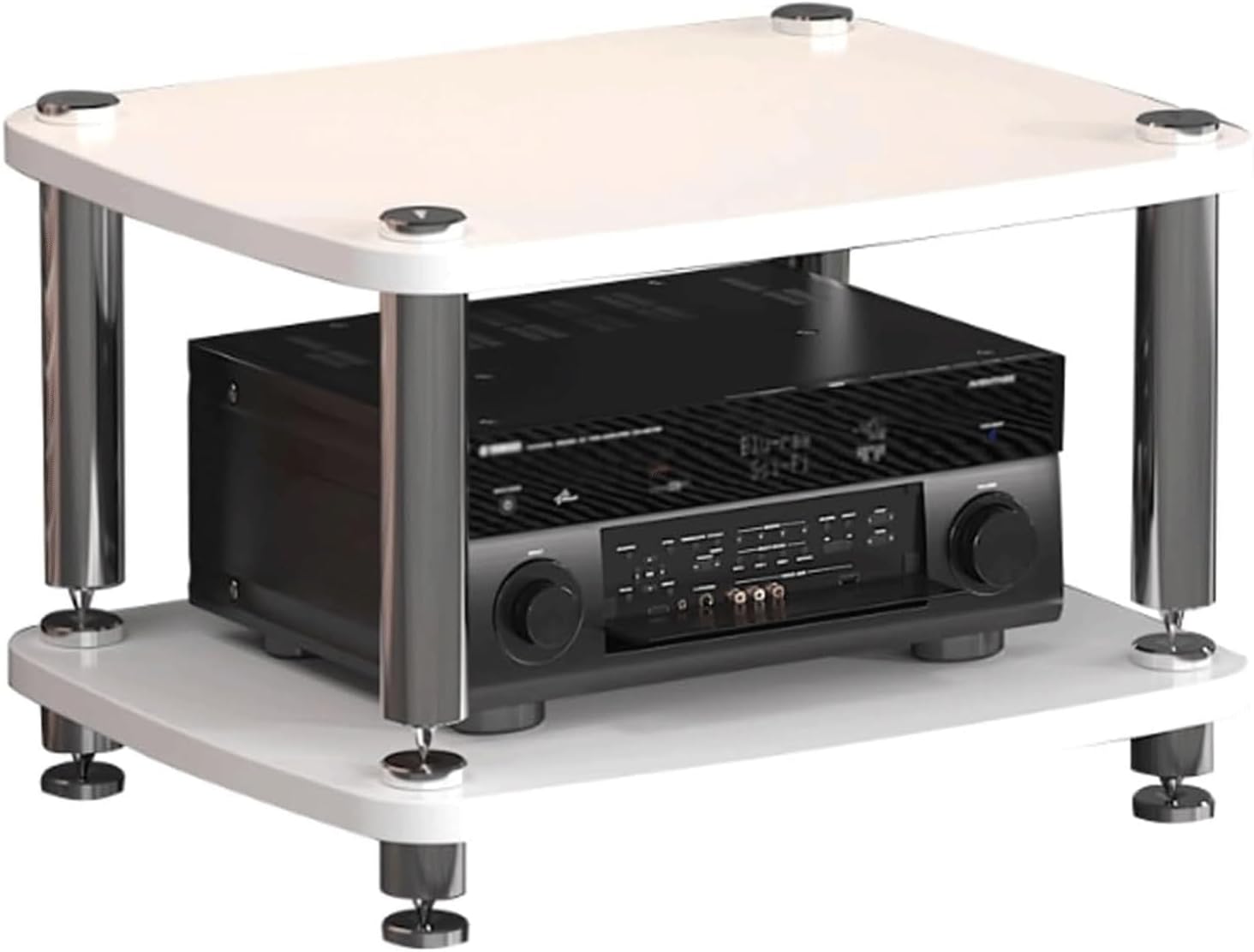 PZEOB Audio Rack Tower CD Player Stand Audio Component Rack