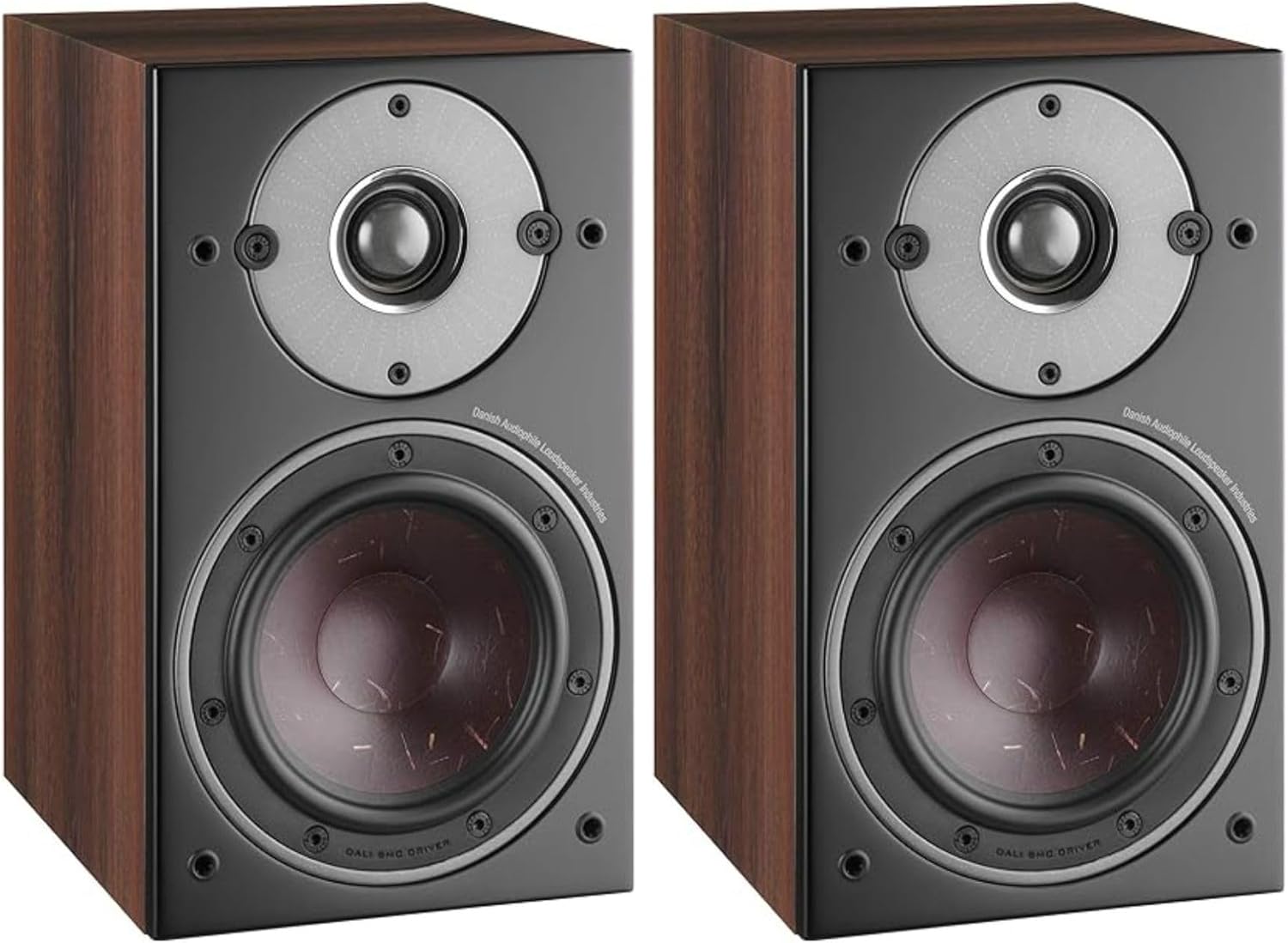DALI Oberon 1 Bookshelf Speakers - Dark Walnut (Pair)