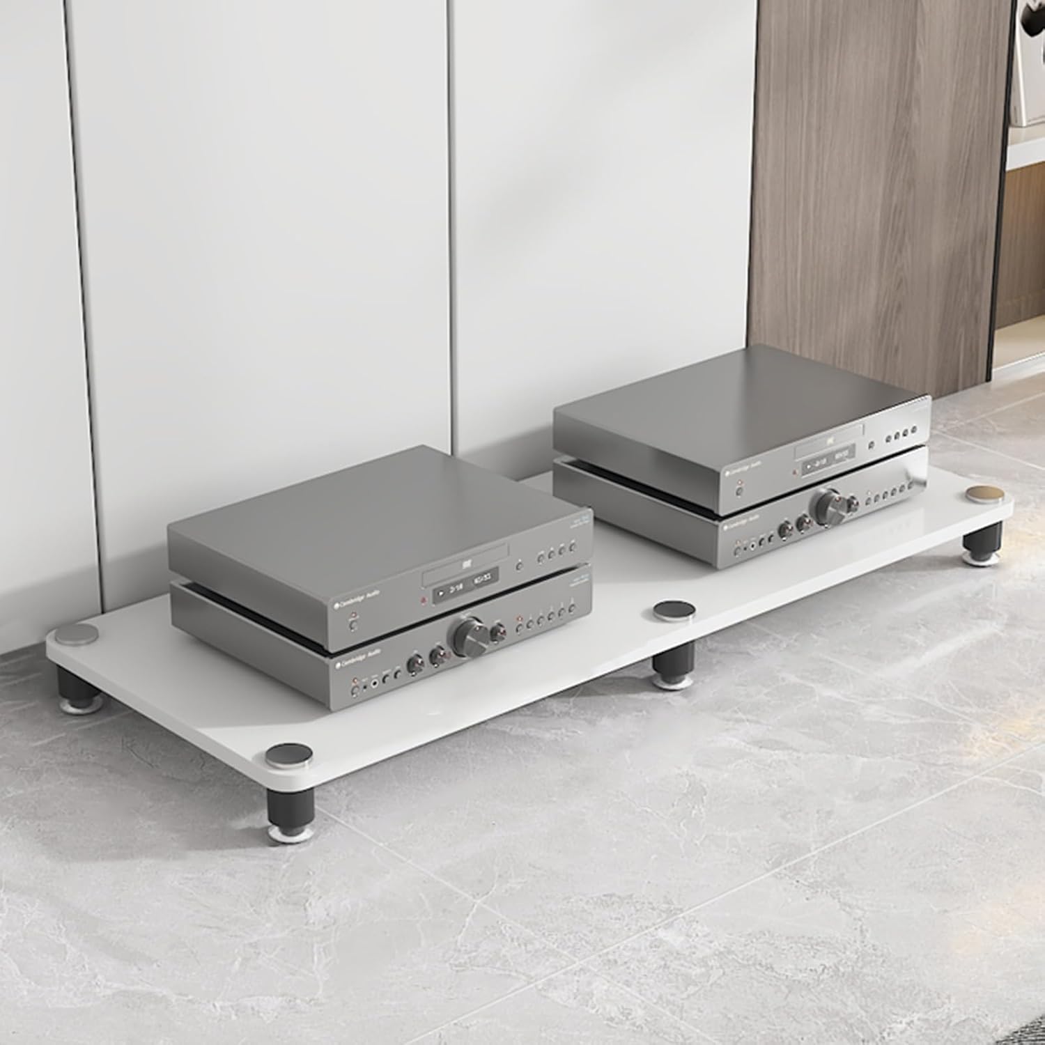 47 Inch TV Media Stand with Storage 1 2 3 4 Layer