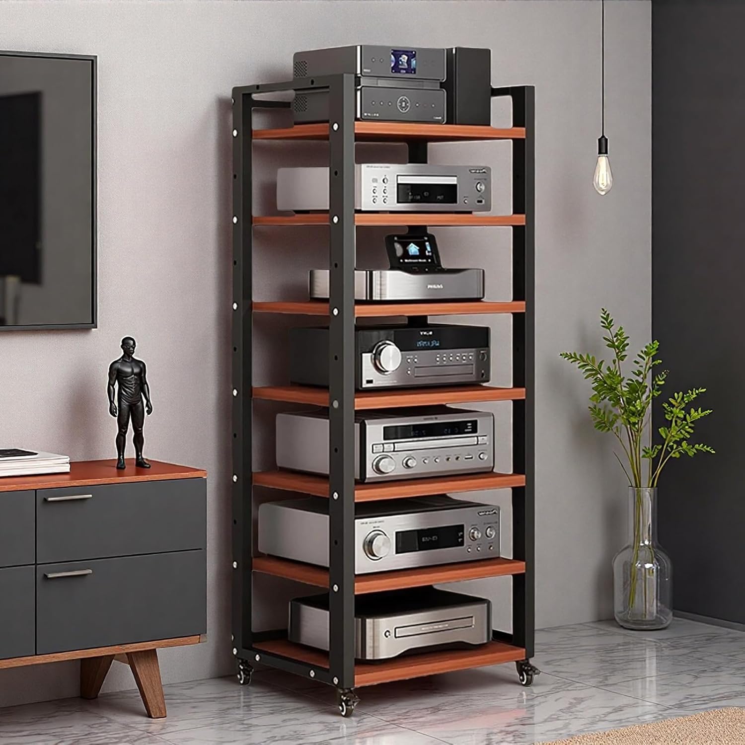 OVZXSD 7-Tier Av Media Stand