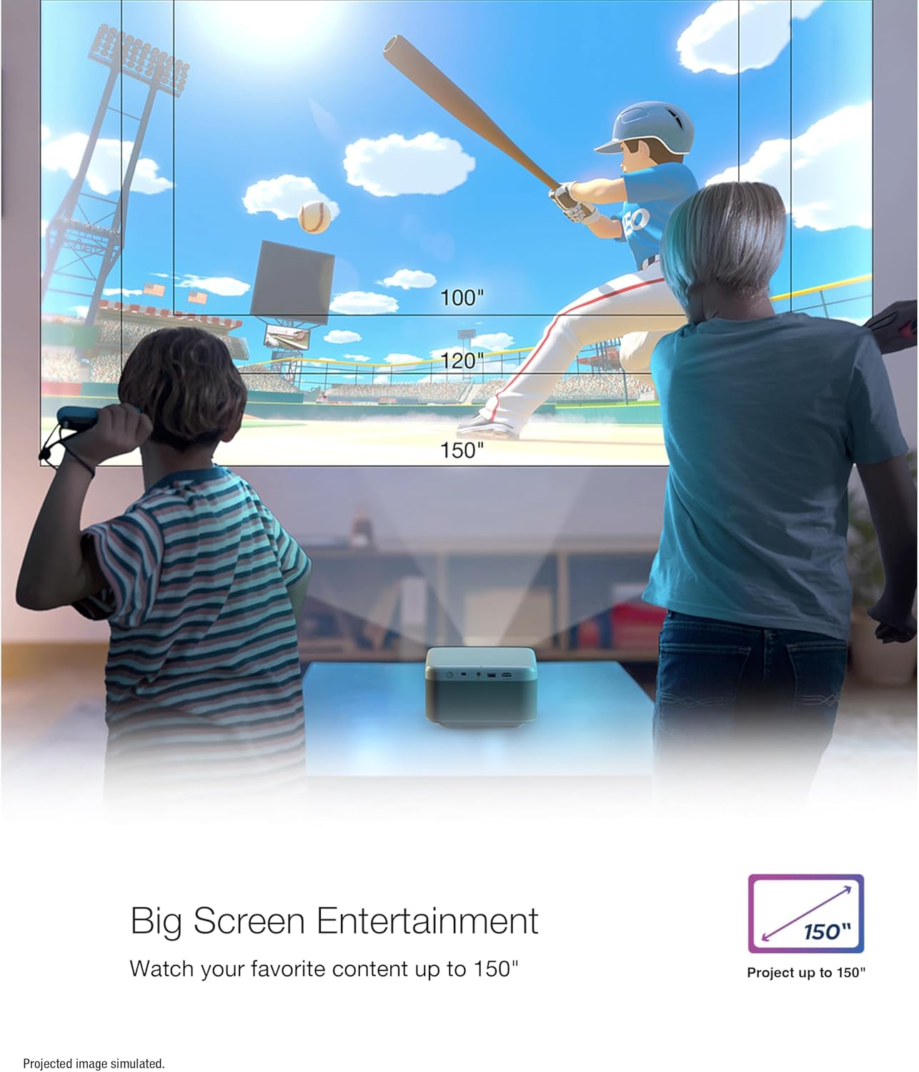 Epson EpiqVision Mini EF21 Portable Smart Laser Projector