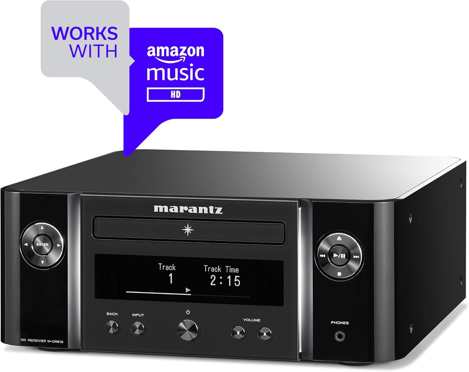 Marantz M-CR612 Network CD Receiver (2019 Model) | Wi-Fi