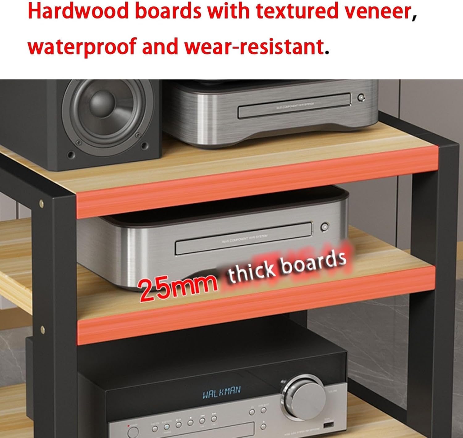 Movable Audio AV Media Stand CD Player