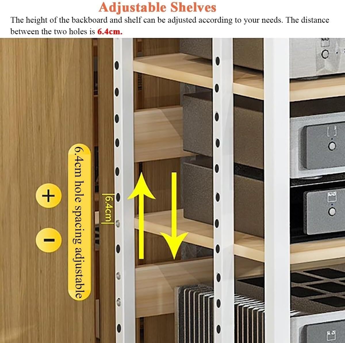 JINJIANNING Audio Video Component Rack