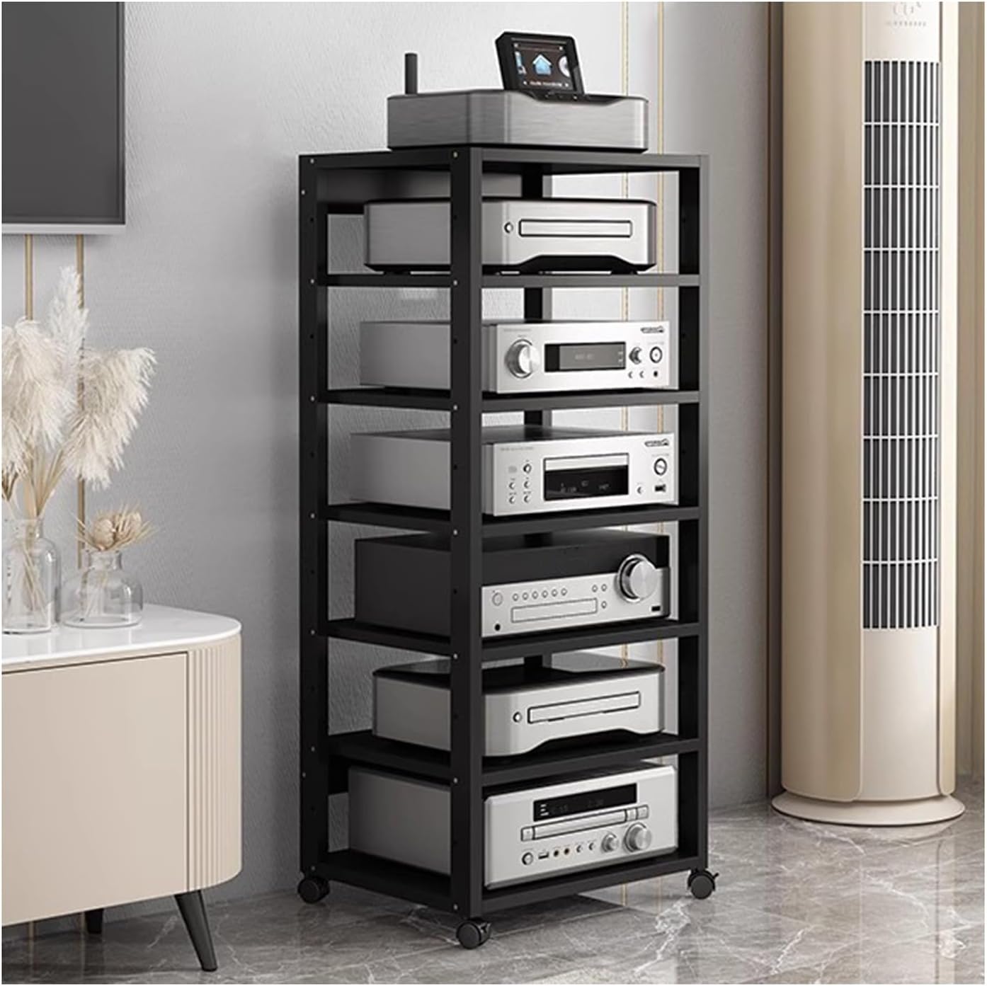 5/6/7-Tier Media Stand Component Stereo Racks