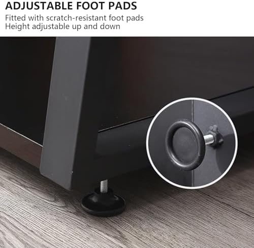 Natural 4-Tier AV Media Stand