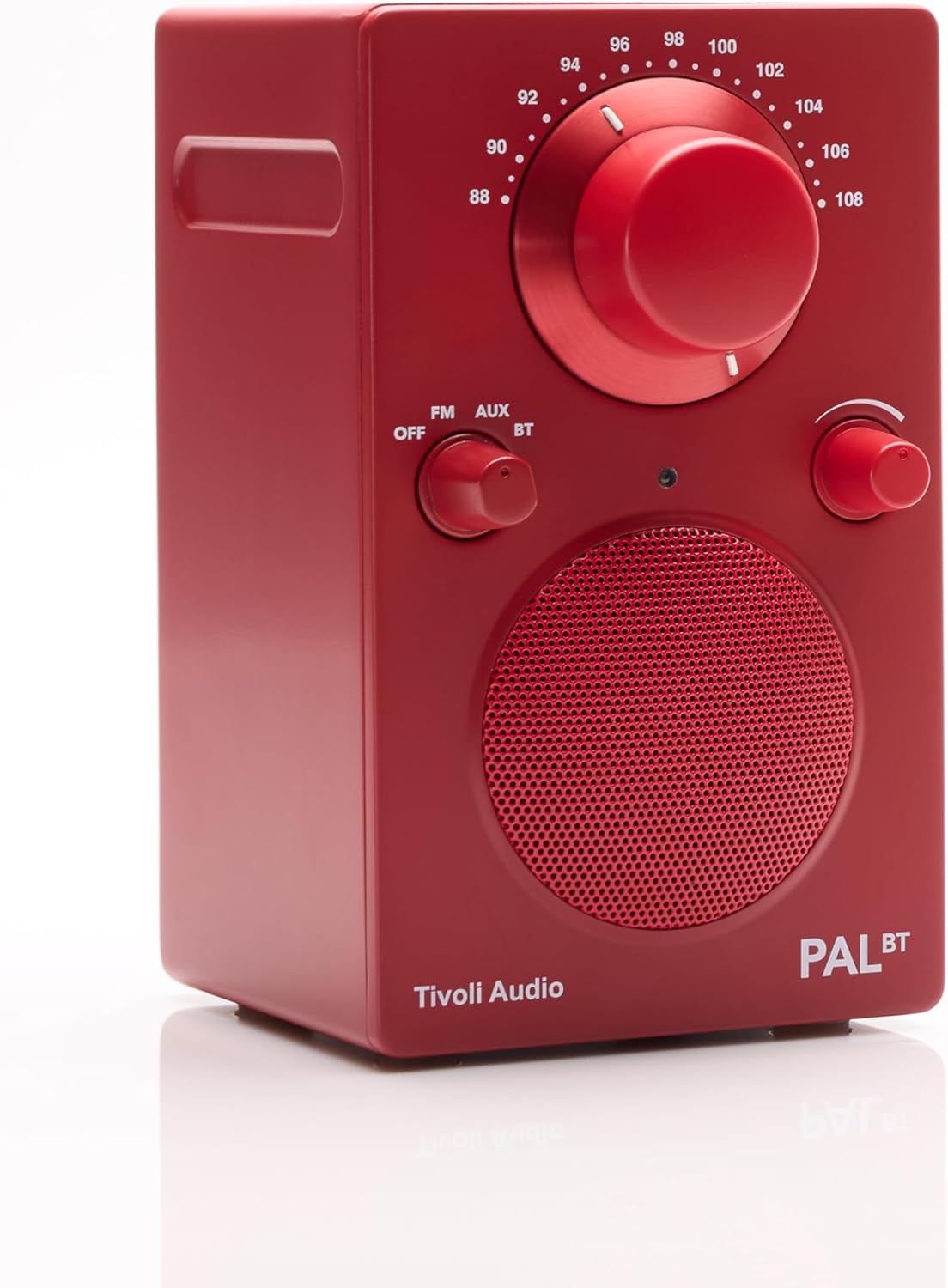 Tivoli Audio PAL BT (Gen 3) Portable Bluetooth FM Radio/USB-C / (Red)