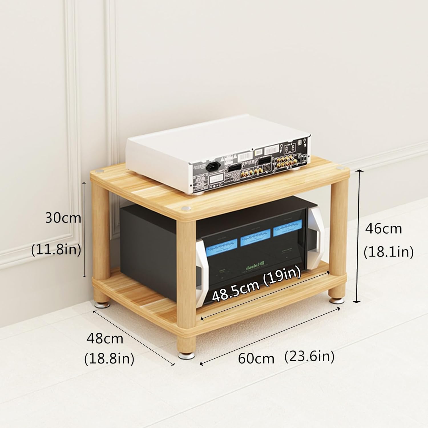 Small AV Component Entertainment Stand