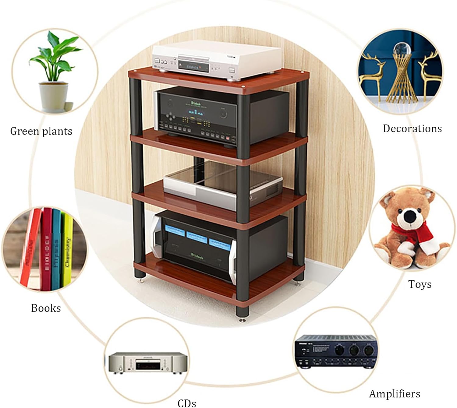 Modern AV Audio Rack & Video Stand