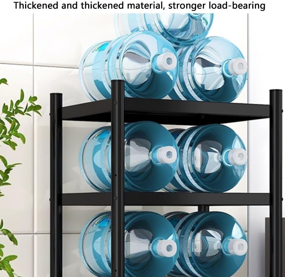 Adjustable 5-Tier Movable AV Media Stand with Wheels