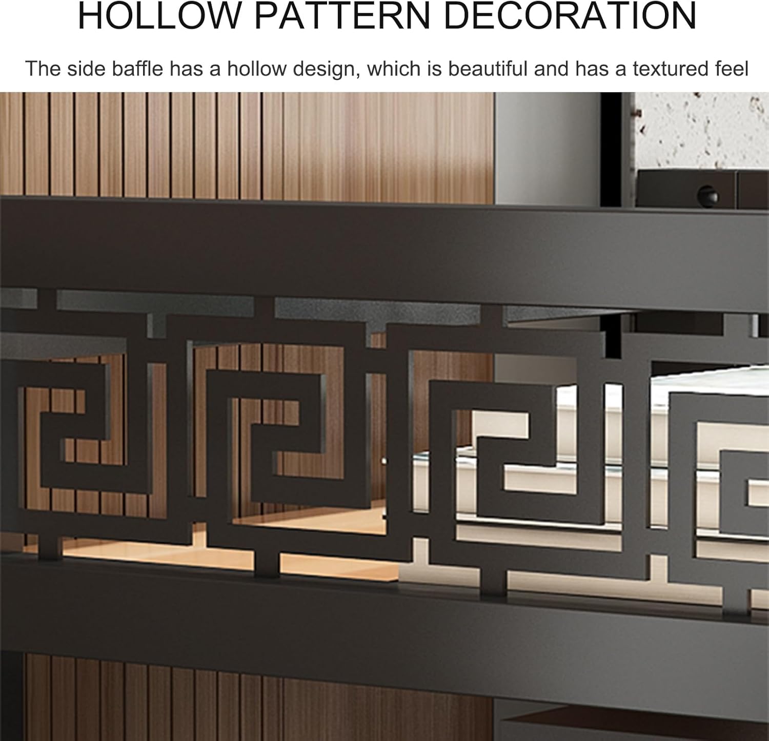 HXFAAFXH Audio-Video Media Stand with Adjustable Shelves