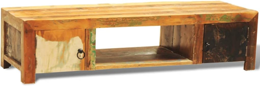 StyleFurnish TV Stand Reclaimed Solid Wood